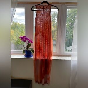 Zara Sheer Maxi Dress